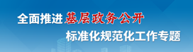 全面推進(jìn)基層政務(wù)公開標(biāo)準(zhǔn)化規(guī)范化工作專題